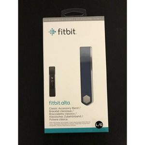 Fitbit Alta Blue Classic Accessory Band Large NEW